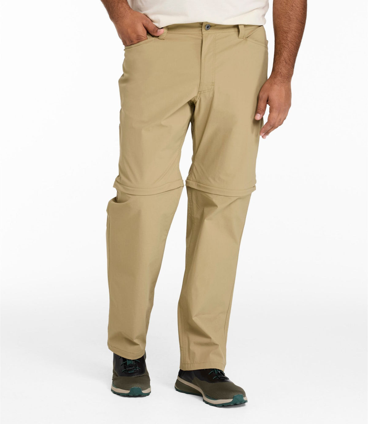 L.L.Bean Men's No Fly Zone Zip-Off Pants Briar