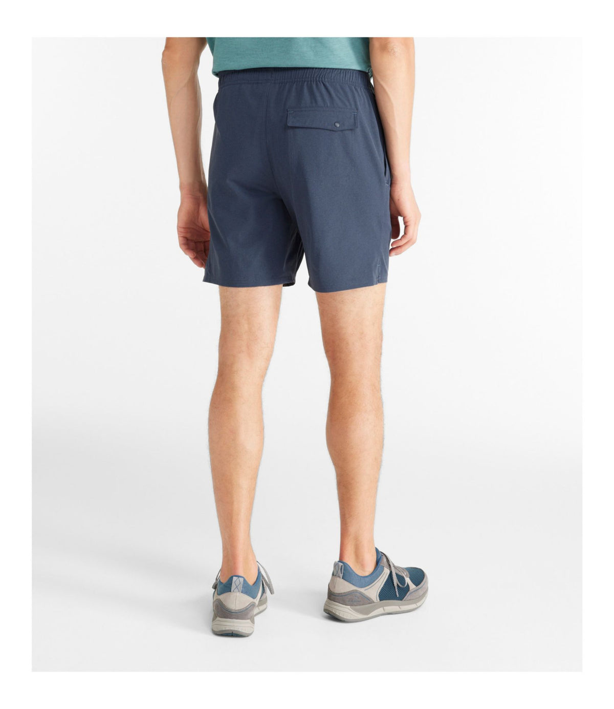 L.L.Bean Men's L.L.Bean Multisport Shorts, 7" Carbon Navy