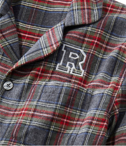 L.L.Bean Men's Scotch Plaid Flannel Pajamas Black Watch Tartan