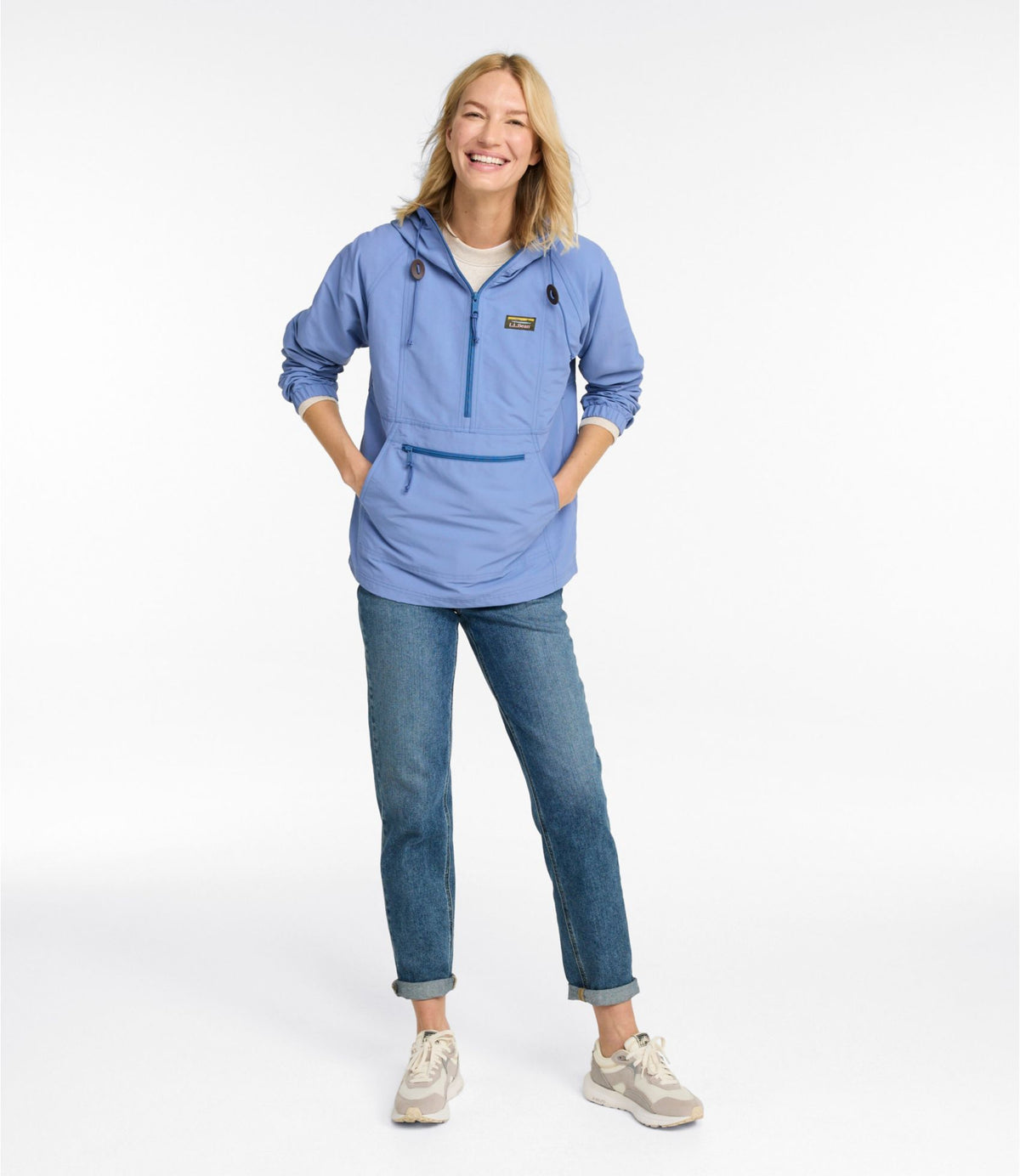 L.L.Bean Women's Mountain Classic Anorak Deep Lake