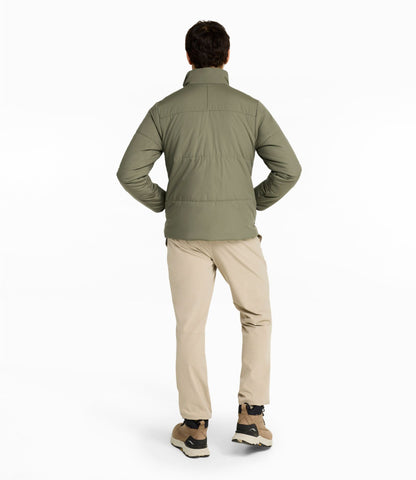 L.L.Bean Men's Venture Puffer Jacket Olive Gray