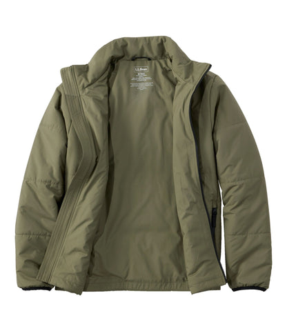 L.L.Bean Men's Venture Puffer Jacket Olive Gray