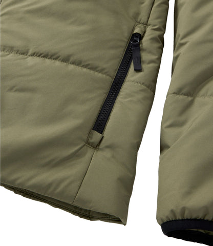 L.L.Bean Men's Venture Puffer Jacket Olive Gray