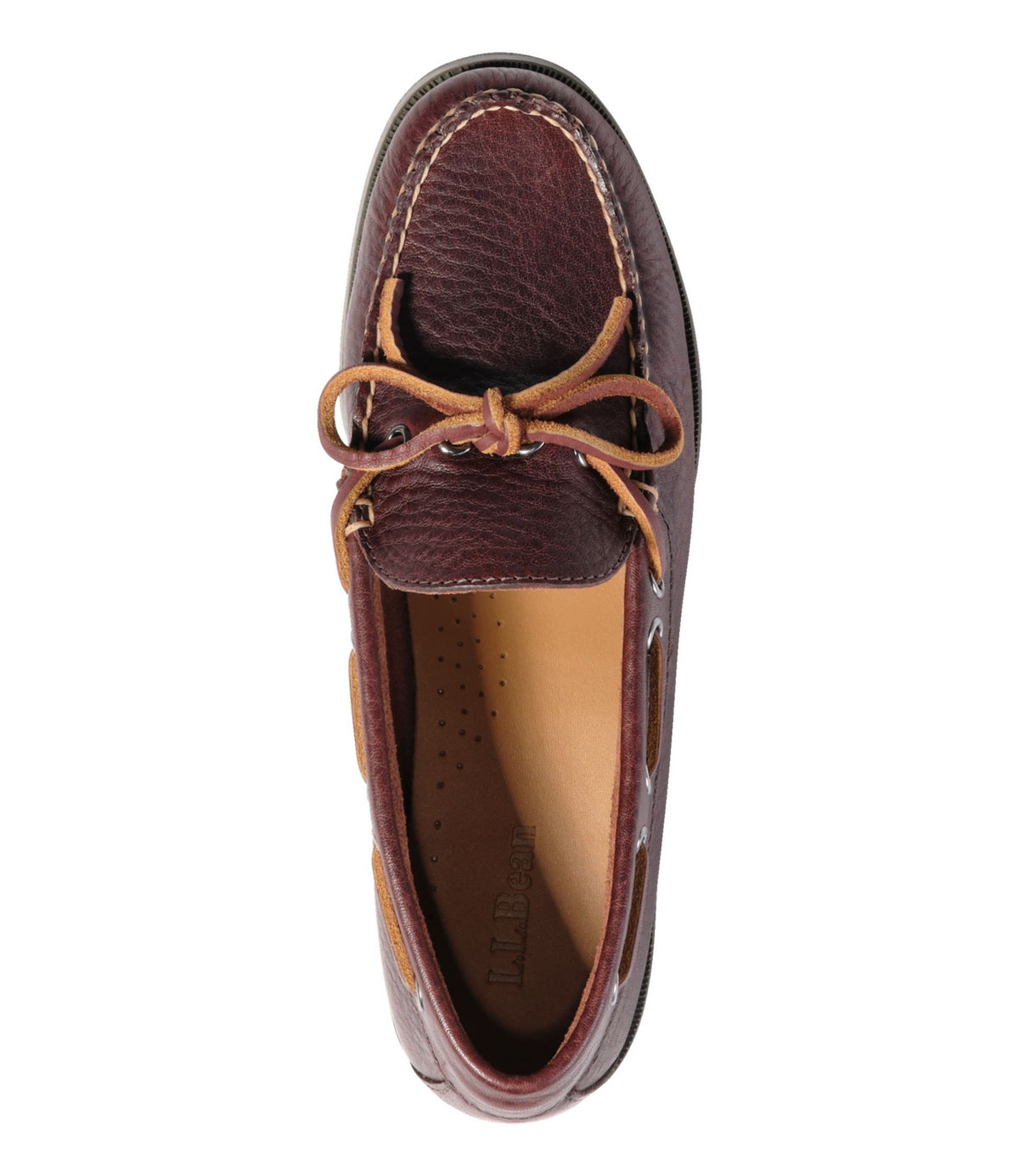 L.L.Bean Women's Handsewn Moccasins, Camp Mocs Dark Brown