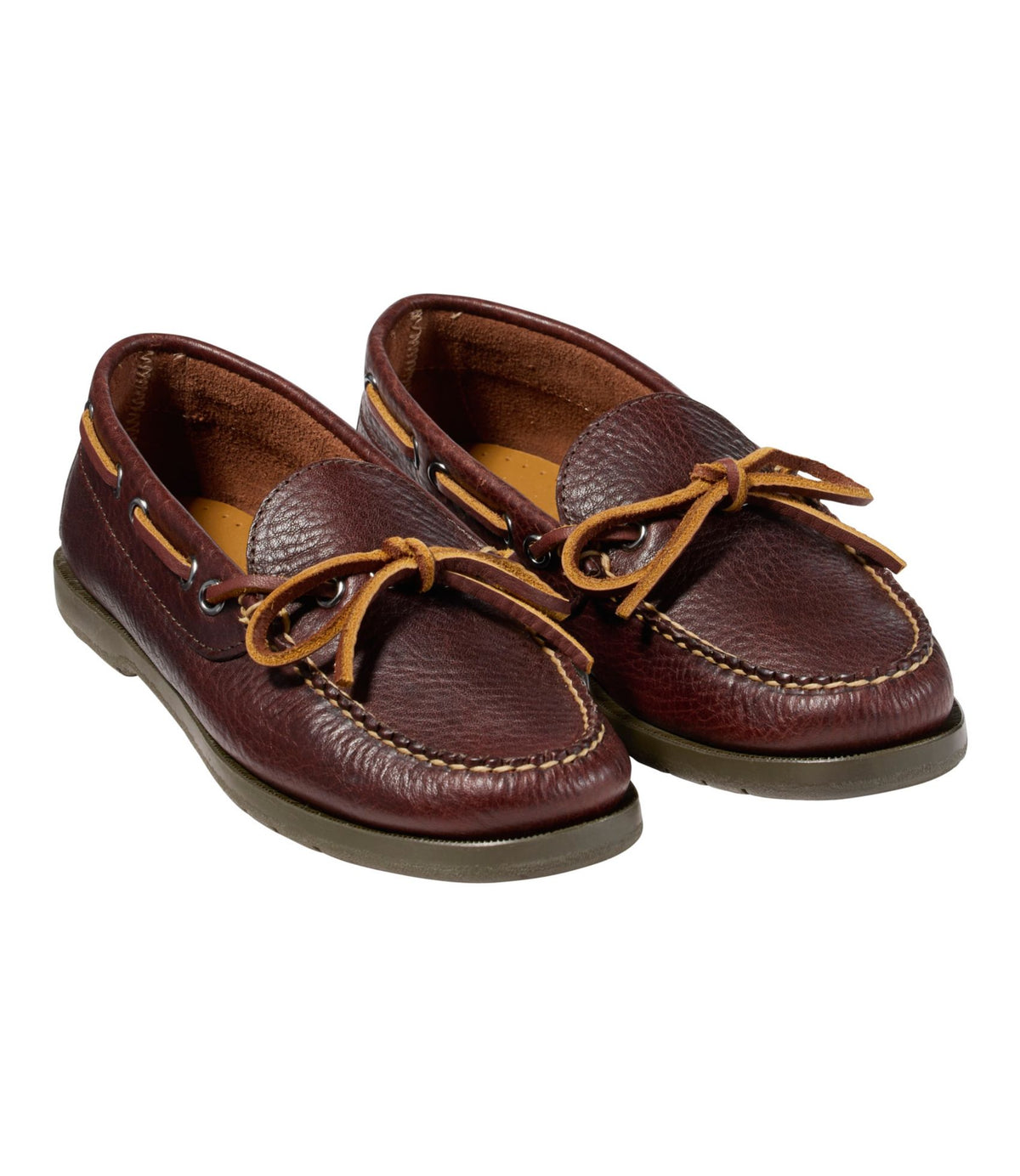 L.L.Bean Women's Handsewn Moccasins, Camp Mocs Dark Brown