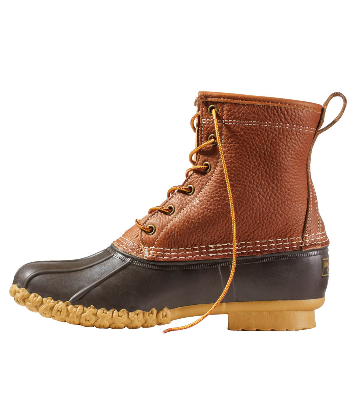 L.L.Bean Men's Bean Boots, 8" Shearling-Lined Insulated Tan/Bean Boot Brown/Gum