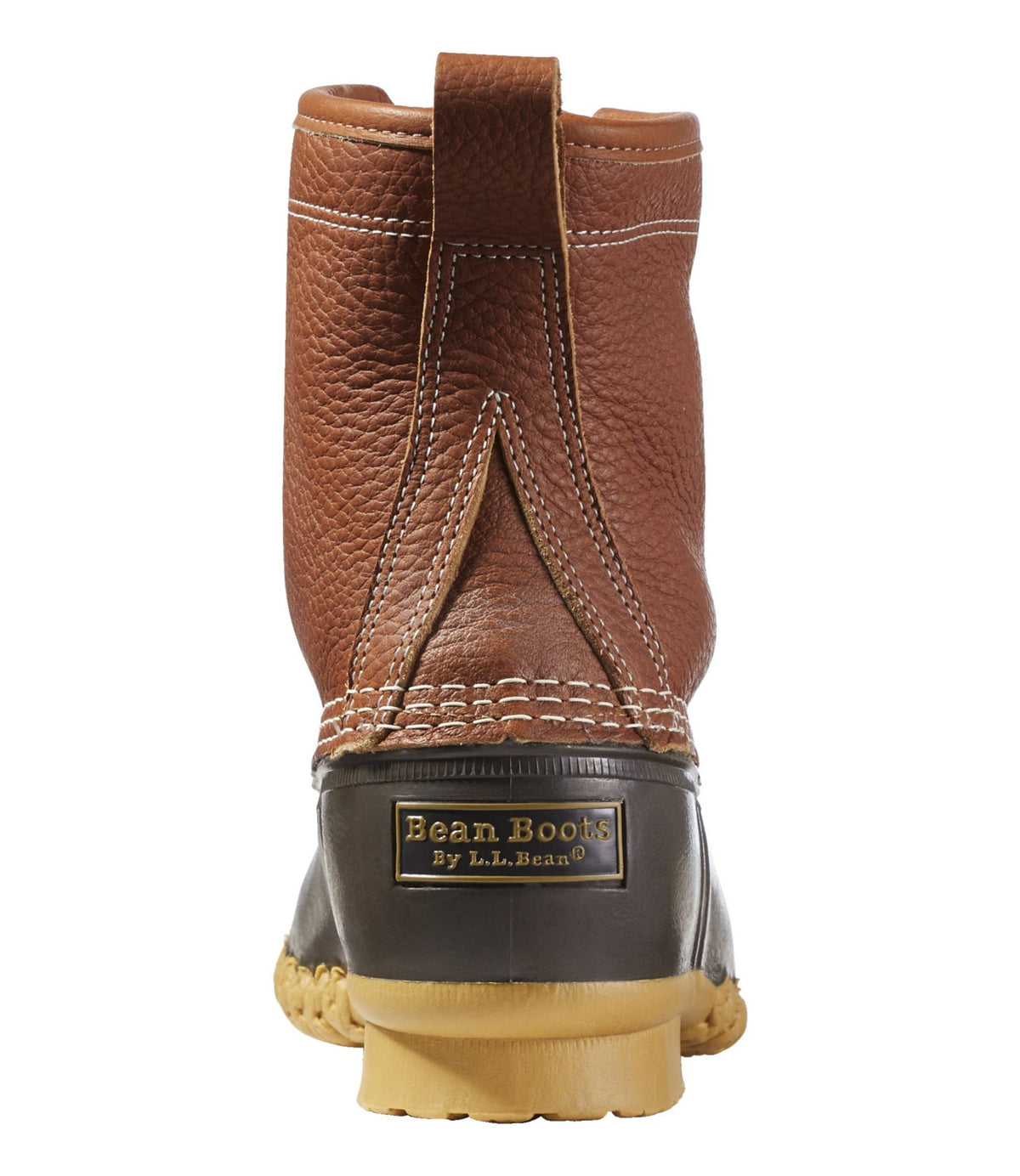 L.L.Bean Men's Bean Boots, 8" Shearling-Lined Insulated Tan/Bean Boot Brown/Gum