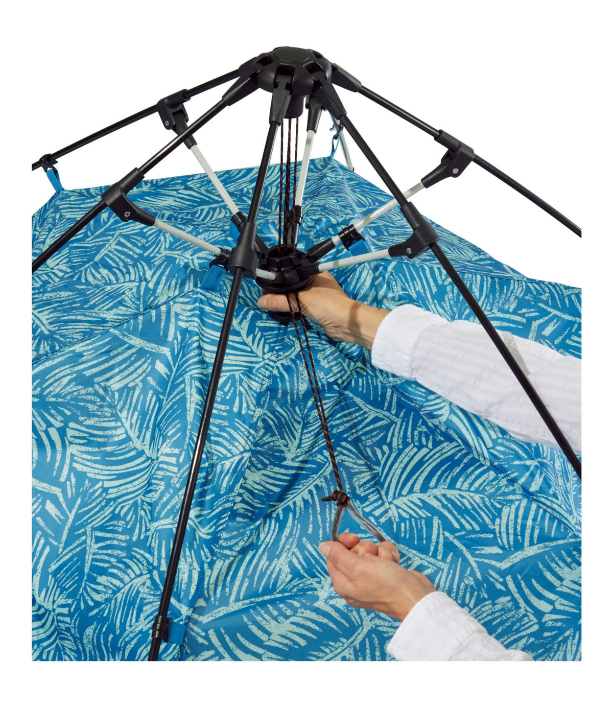 L.L.Bean L.L.Bean Sunbuster Shelter, Print Blue Water Leaf