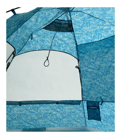 L.L.Bean L.L.Bean Sunbuster Shelter, Print Blue Water Leaf