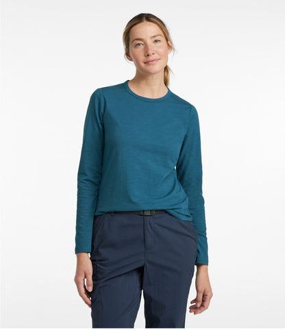 L.L.Bean Women's Insect Shield Field Tee, Long-Sleeve Lichen