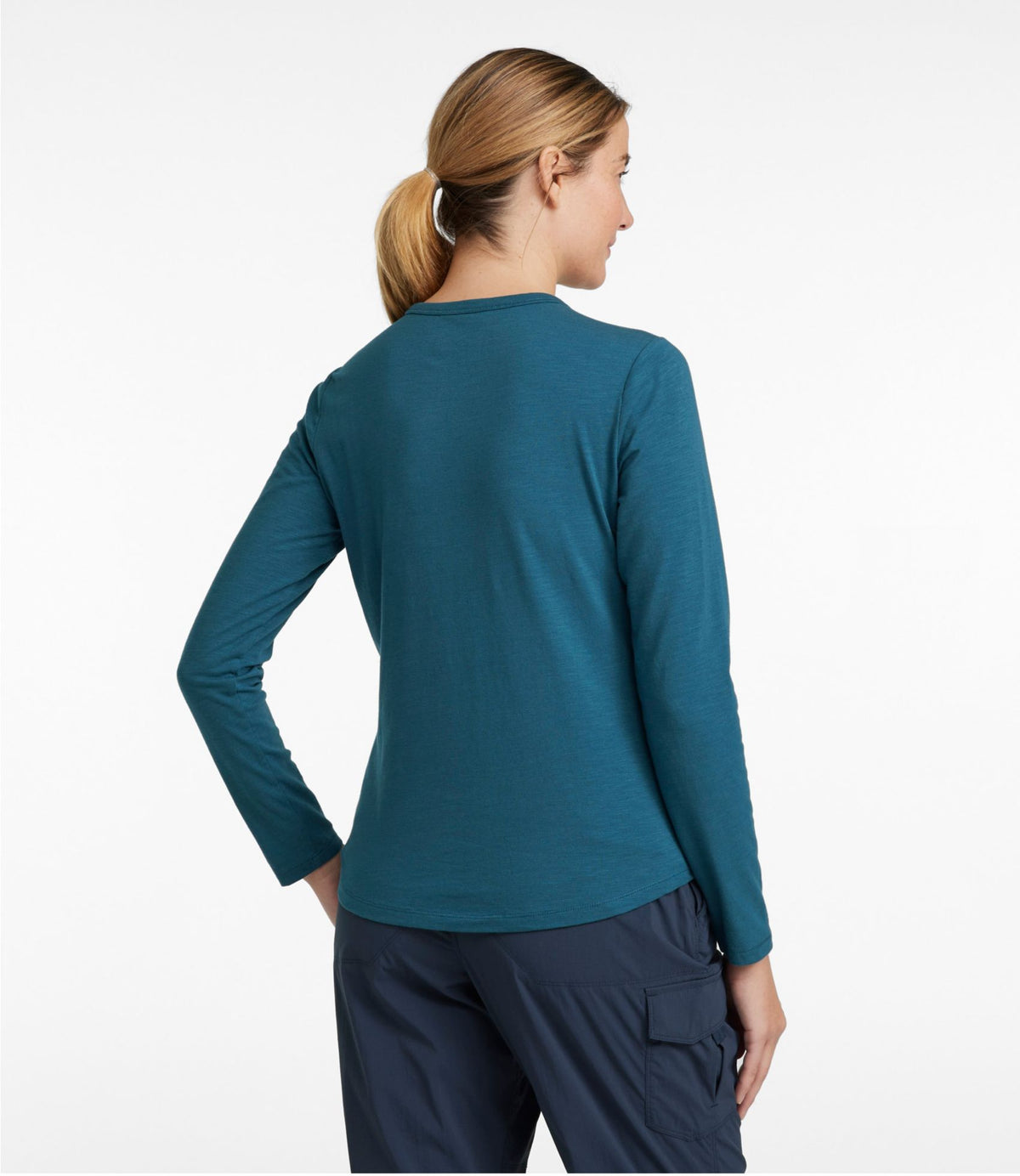 L.L.Bean Women's Insect Shield Field Tee, Long-Sleeve Lichen