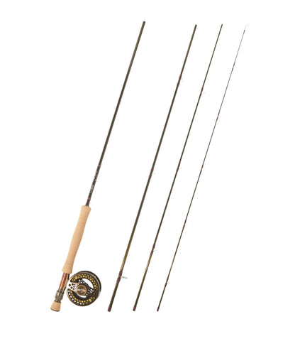 L.L.Bean Double L Euro Fly Rod Outfit, 10'6" 3 wt. Brown