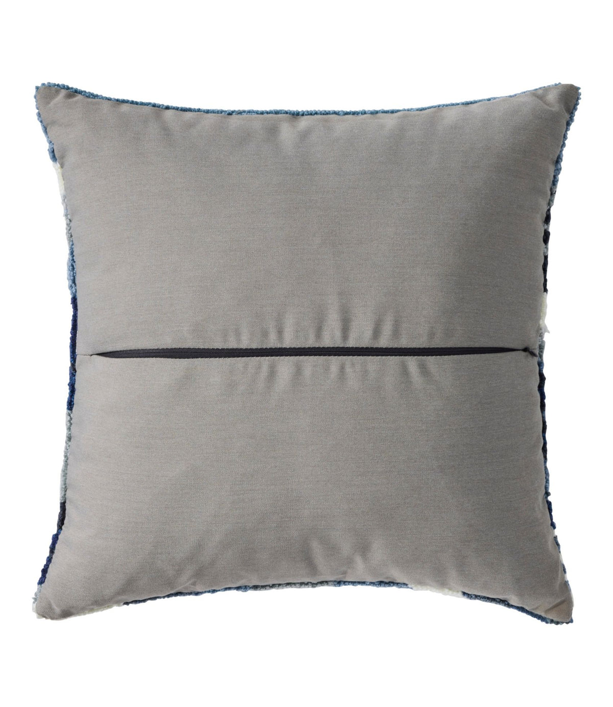 L.L.Bean Indoor/Outdoor Hooked Pillow, Ocean Waves, 18" x 18" Multi