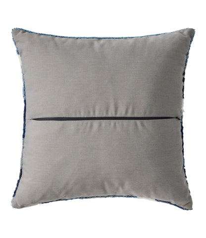 L.L.Bean Indoor/Outdoor Hooked Pillow, Ocean Waves, 18" x 18" Multi