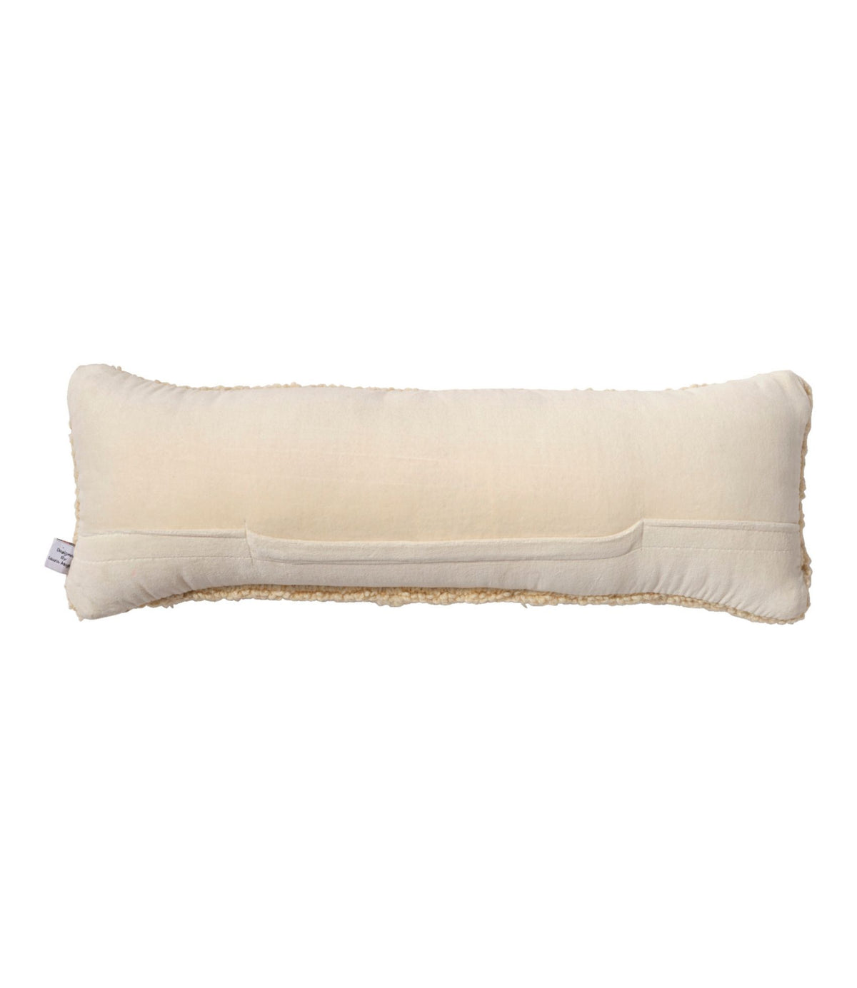 L.L.Bean Wool Hooked Throw Pillow, Lab Trio, 8" x 24"