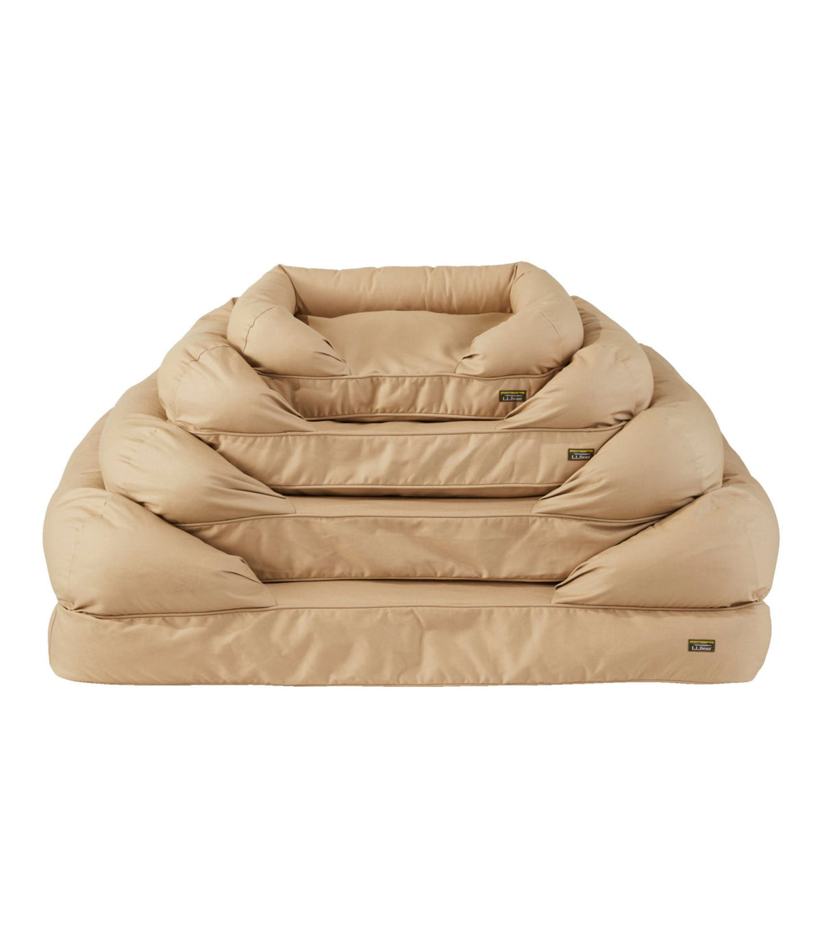 L.L.Bean Premium Denim Dog Couch Burlap