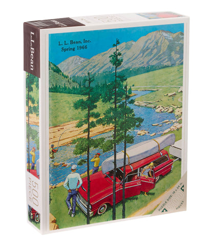 L.L.Bean L.L.Bean Vintage Cover Puzzle, 500 Pieces Multi