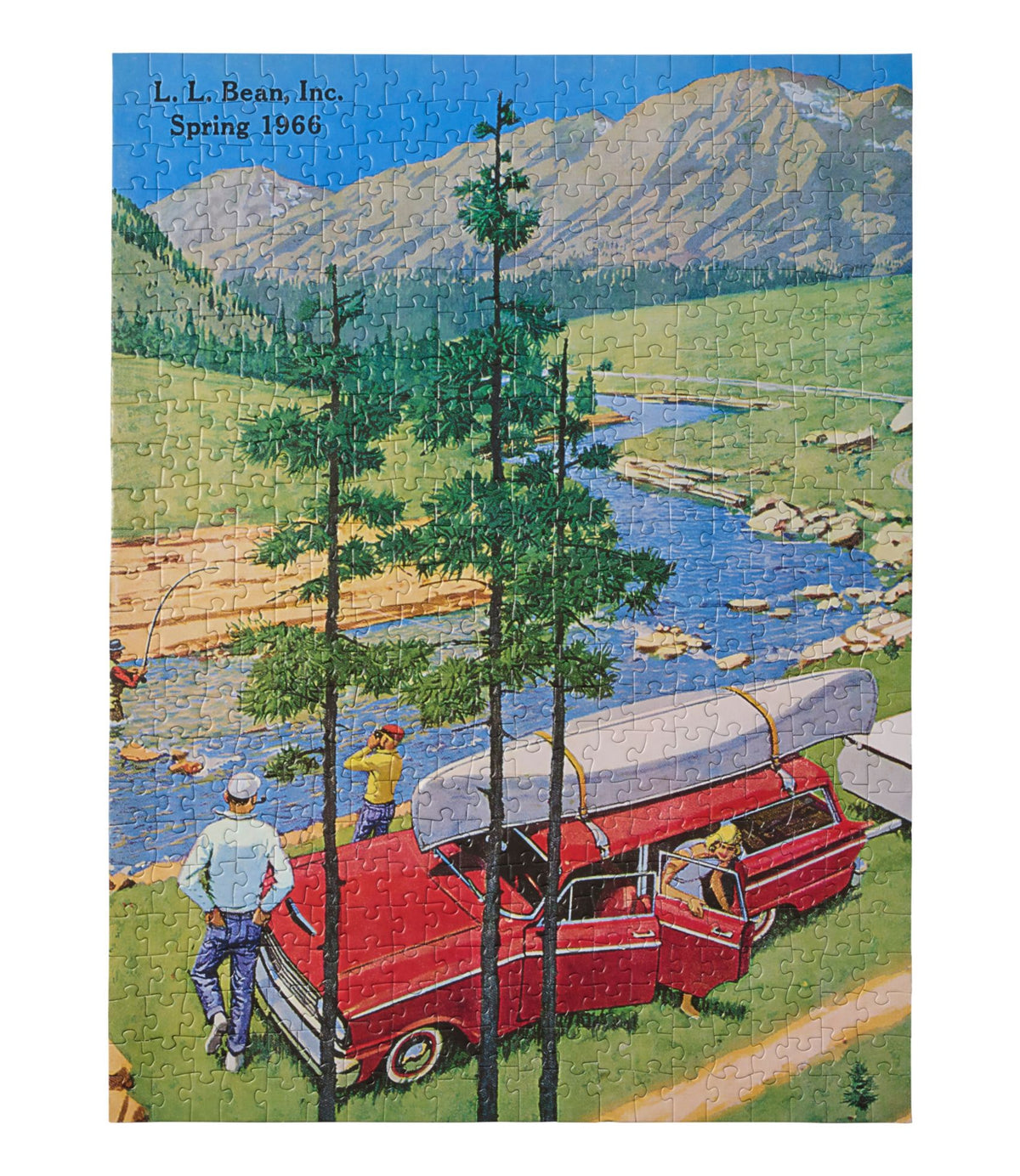 L.L.Bean L.L.Bean Vintage Cover Puzzle, 500 Pieces Multi