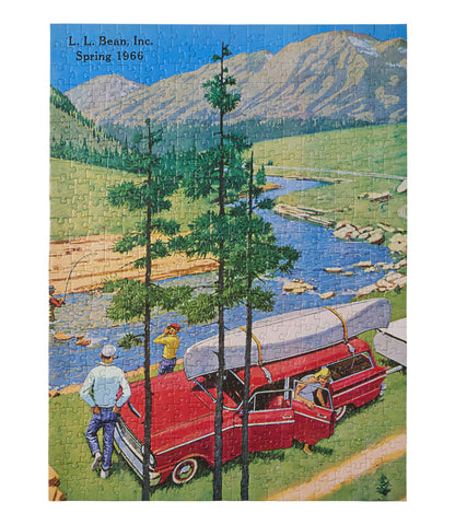 L.L.Bean L.L.Bean Vintage Cover Puzzle, 500 Pieces Multi