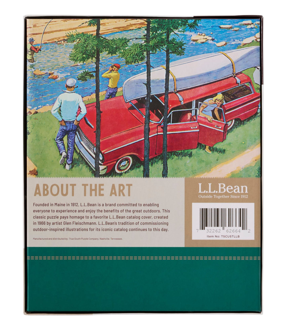 L.L.Bean L.L.Bean Vintage Cover Puzzle, 500 Pieces Multi