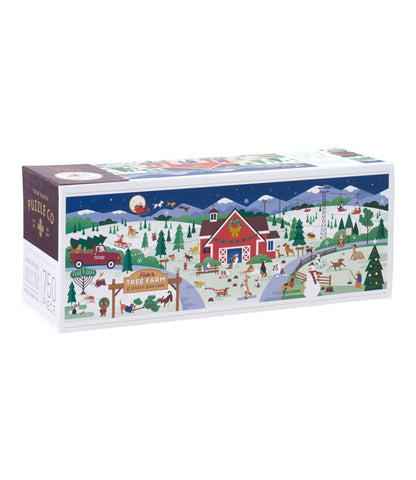 L.L.Bean Festive Fido Street Puzzle, 750 Pieces Multi