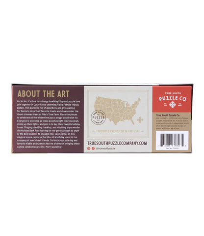 L.L.Bean Festive Fido Street Puzzle, 750 Pieces Multi
