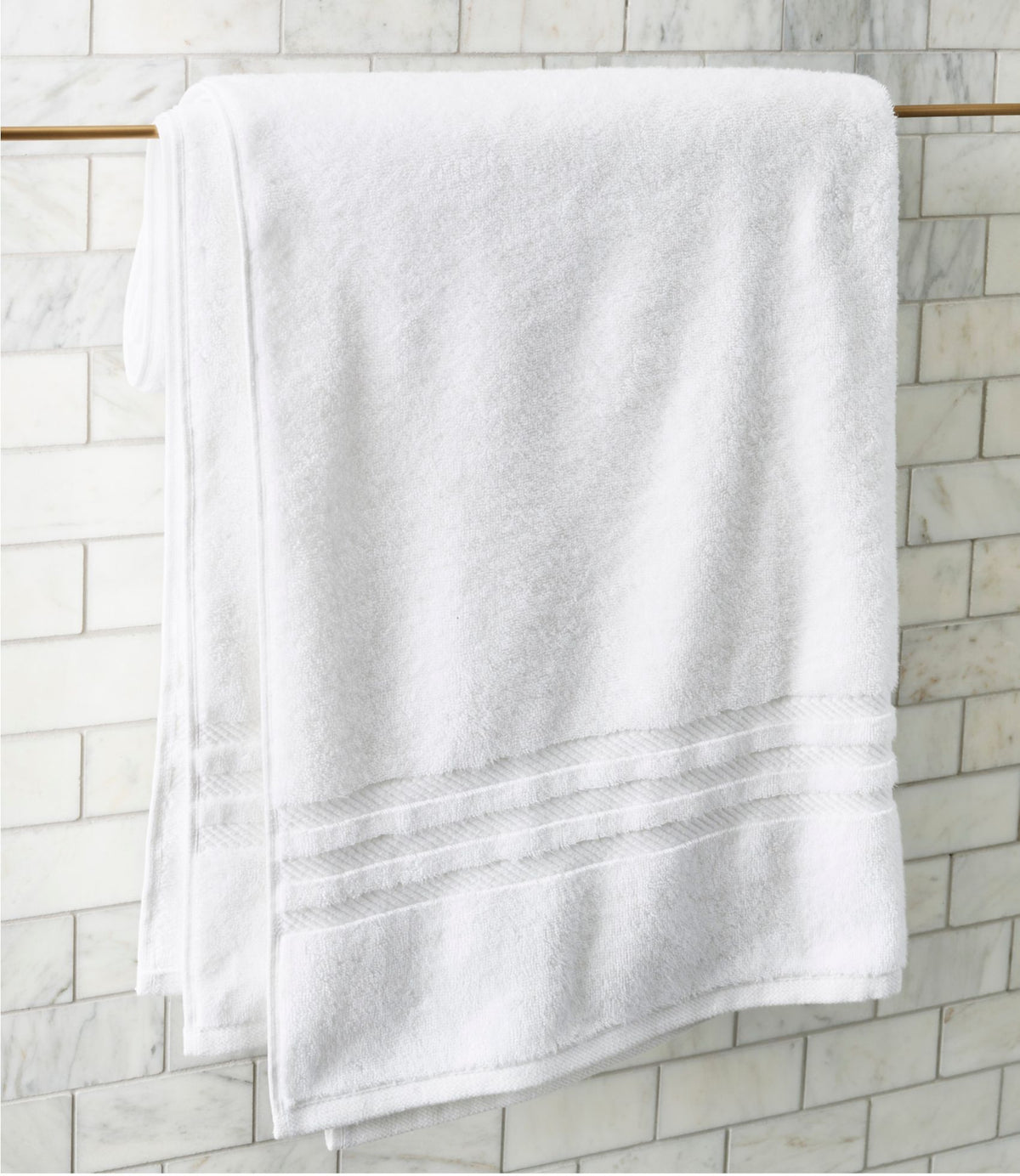L.L.Bean Bean's Organic Cotton Towel Blue Quartz