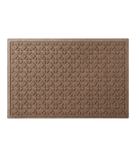 L.L.Bean Everyspace Recycled Waterhog Doormat, Tiles Camel