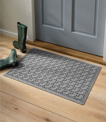 L.L.Bean Everyspace Recycled Waterhog Doormat, Tiles Camel