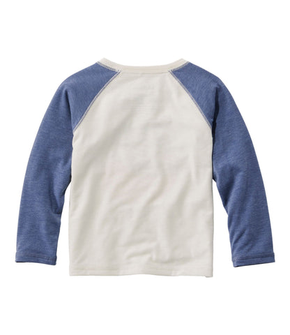L.L.Bean Toddlers' Everyday SunSmart® Tee, Long-Sleeve Silver Birch Leave No Trace