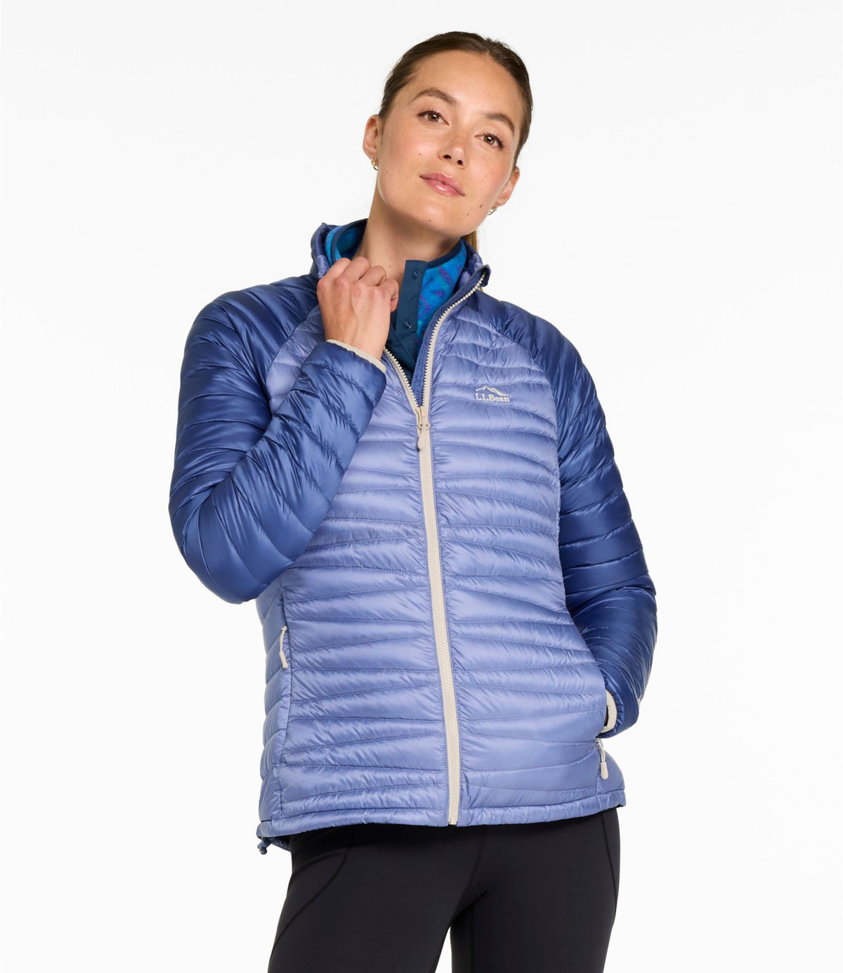 L.L.Bean Women's Ultralight 850 Down Sweater Deep Blue/Deep Lake
