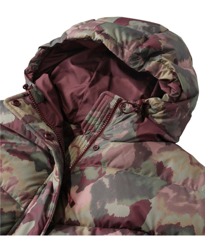 L.L.Bean Women's Popham Puffer Jacket, Print Mauve Taupe Blurred Camo
