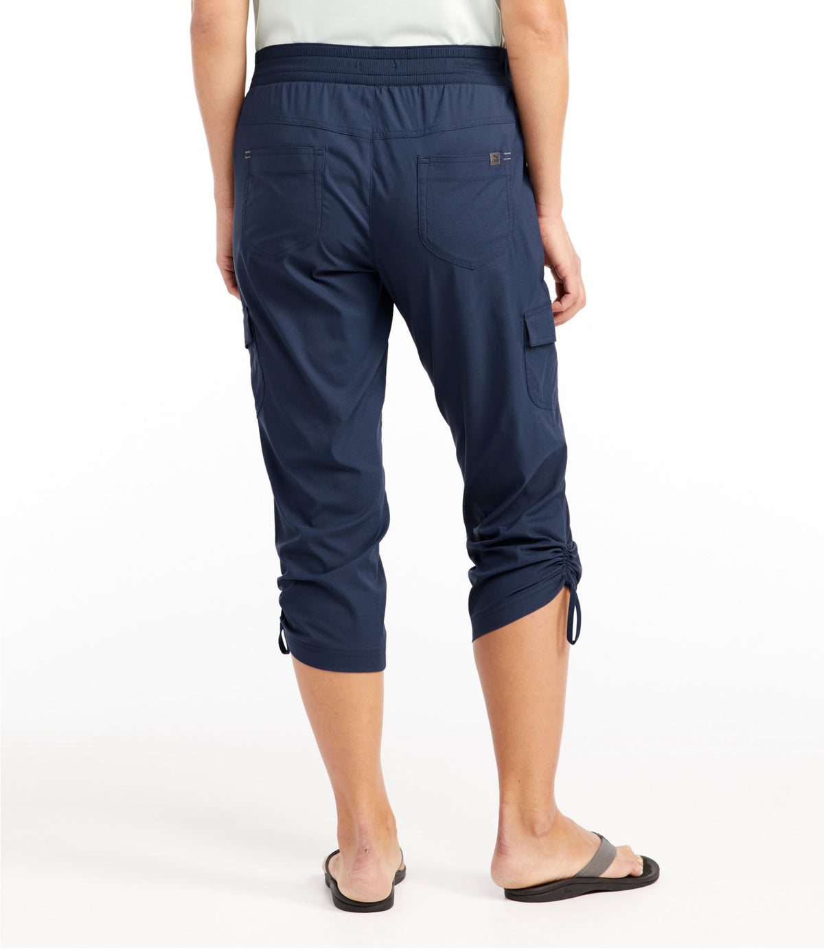 L.L.Bean Women's Vista Camp Pants, Crop Dark Taupe
