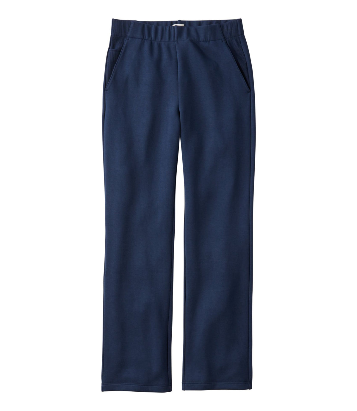 L.L.Bean Women's L.L.Bean CloudSoft Pants, Mid-Rise Straight-Leg Classic Navy