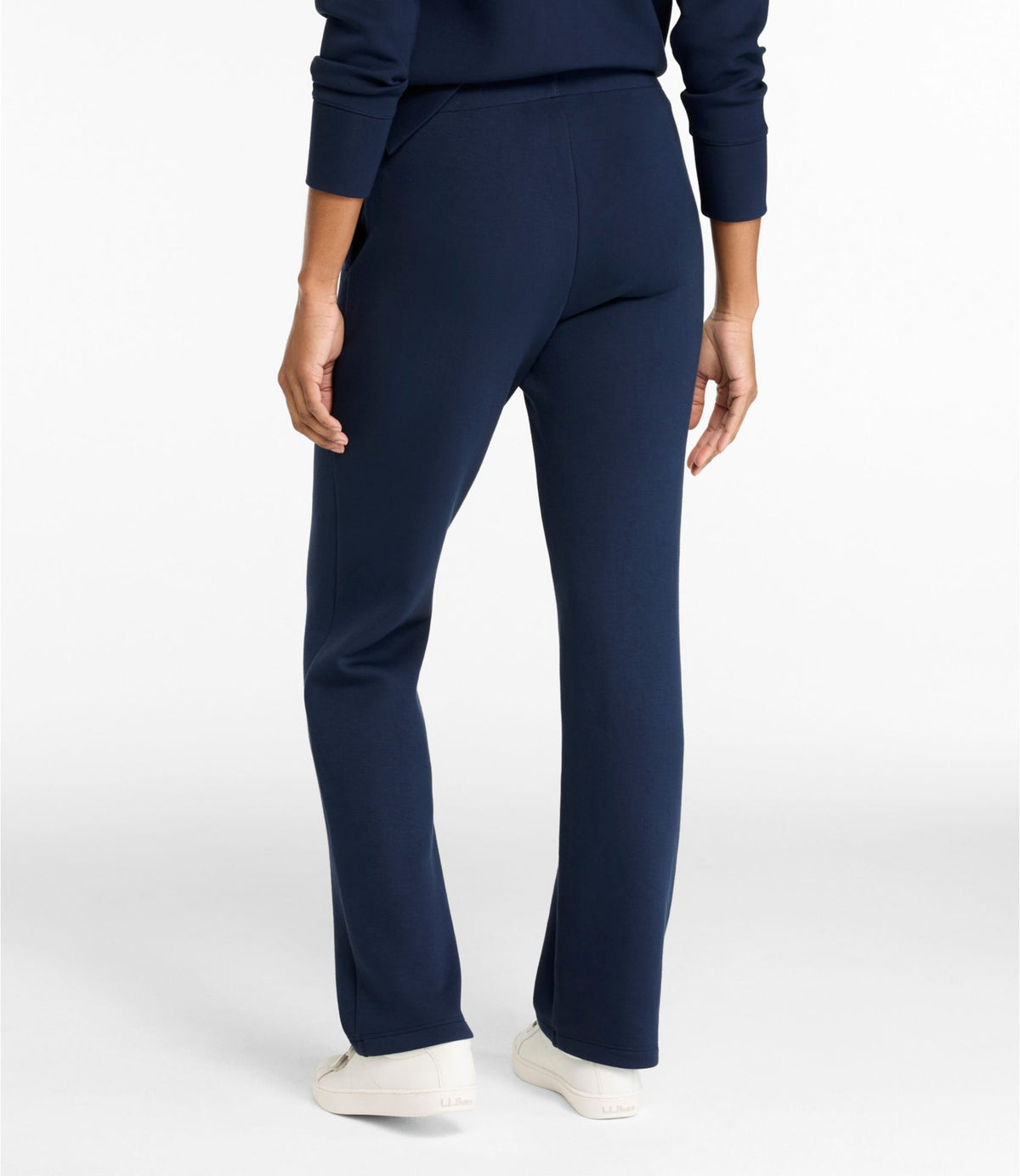 L.L.Bean Women's L.L.Bean CloudSoft Pants, Mid-Rise Straight-Leg Classic Navy