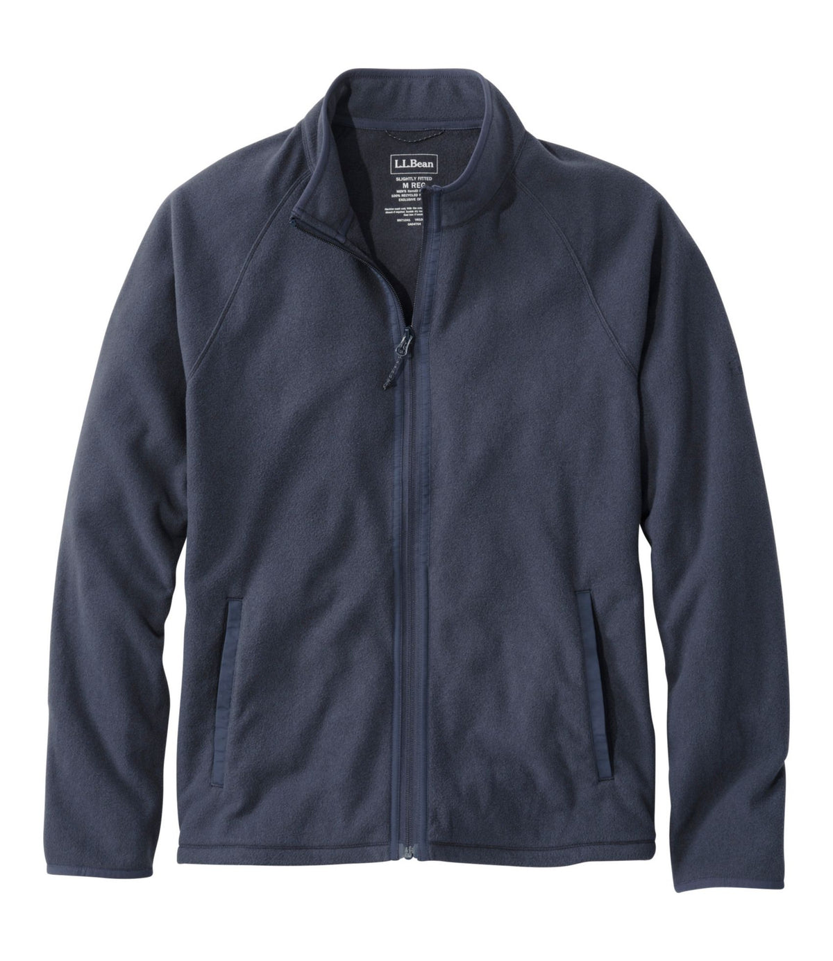 L.L.Bean Men's Bean's Access Fleece Jacket, Full-Zip Carbon Navy