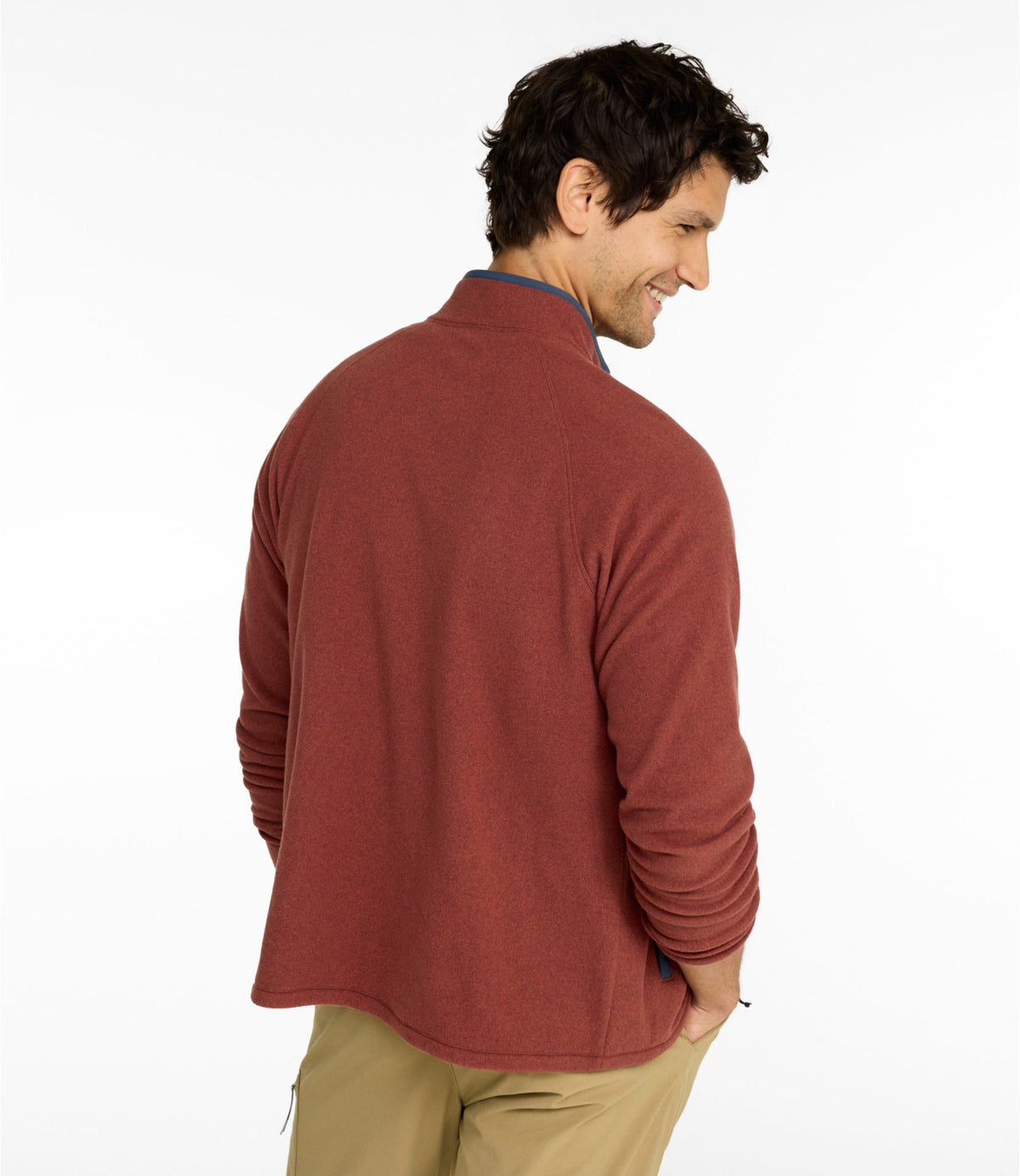 L.L.Bean Men's Bean's Access Fleece Jacket, Full-Zip Carbon Navy