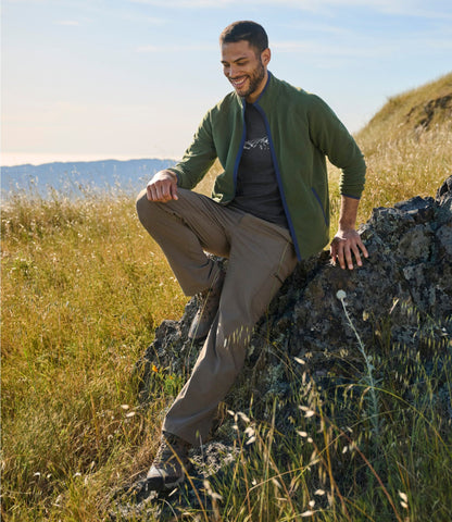 L.L.Bean Men's Bean's Access Fleece Jacket, Full-Zip Carbon Navy