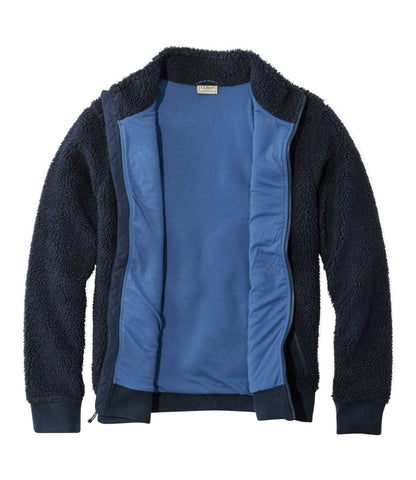 L.L.Bean Men's Bean's Sherpa Fleece Jacket Classic Navy