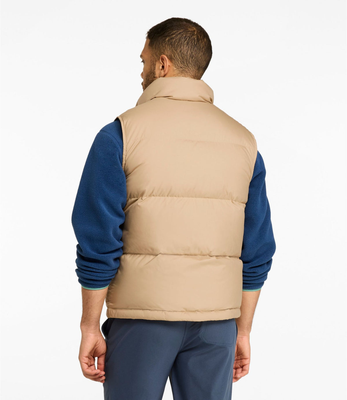 L.L.Bean Men's Mountain Classic Down Vest Khaki