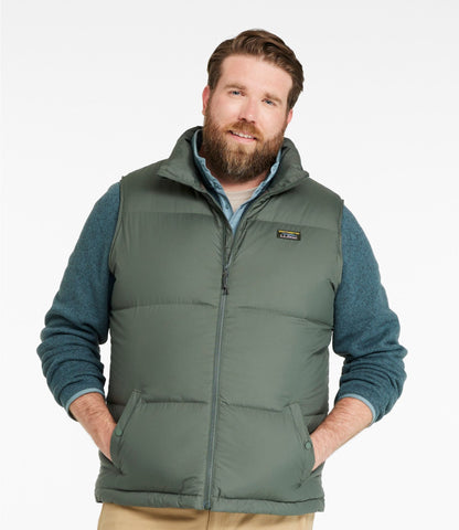 L.L.Bean Men's Mountain Classic Down Vest Khaki