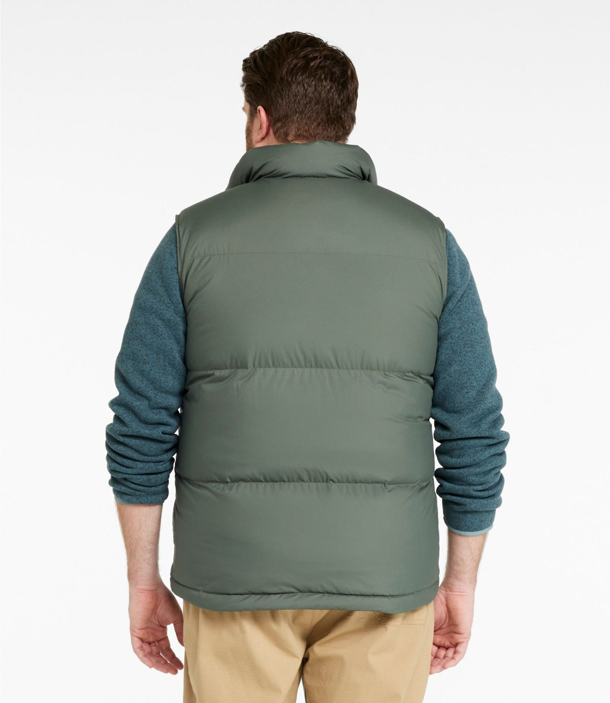 L.L.Bean Men's Mountain Classic Down Vest Khaki