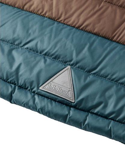 L.L.Bean Kids' Ultralight 650 Down Jacket, Colorblock Carbon Navy Colorblock