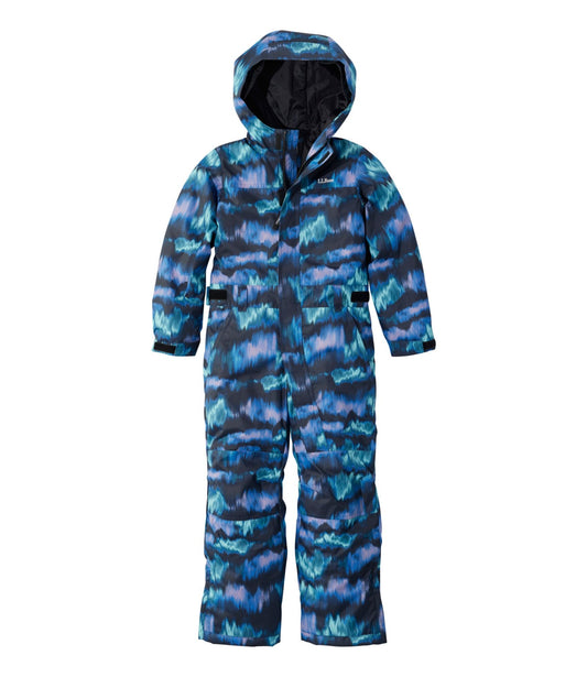 L.L.Bean Kids' Cold Buster Snowsuit, Print Aurora Print