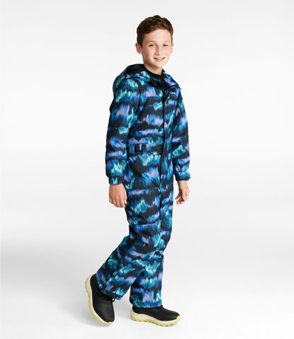 L.L.Bean Kids' Cold Buster Snowsuit, Print Aurora Print