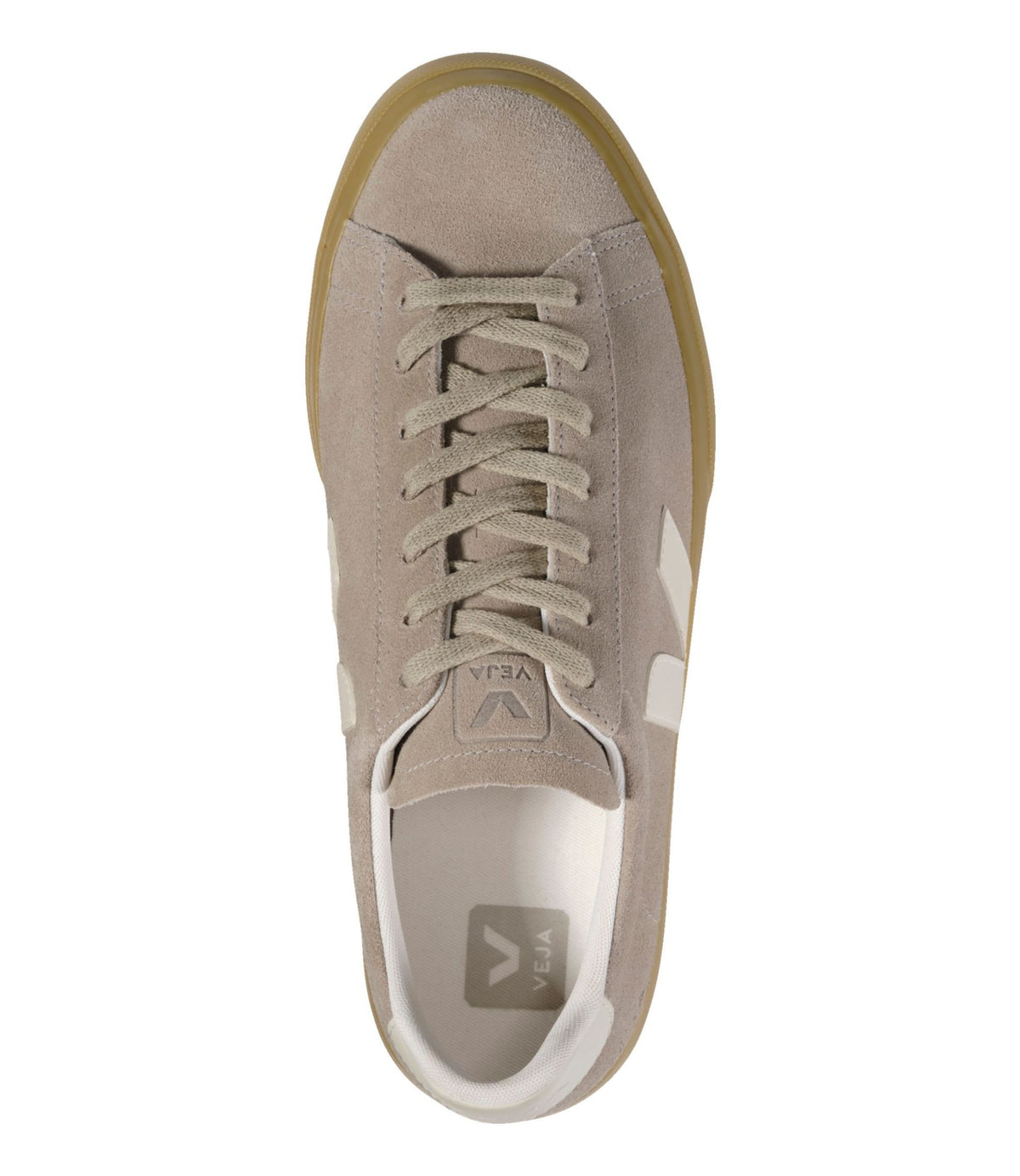L.L.Bean Women's VEJA Campo Sneakers, Suede Taupe Pierre Natural
