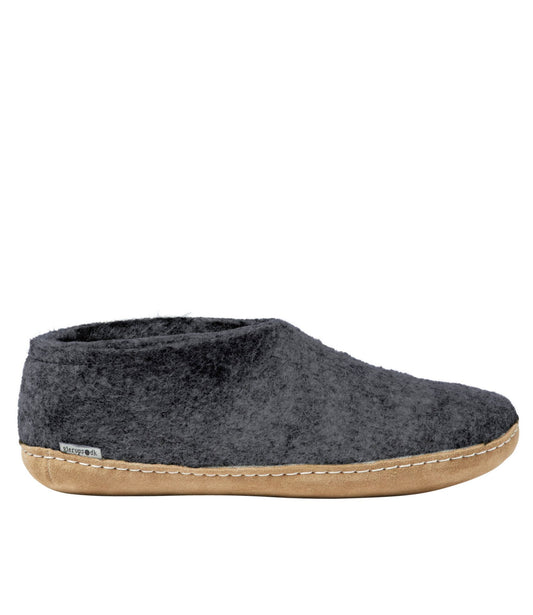 L.L.Bean Adults' Glerups Wool Slipper, Shoe Charcoal