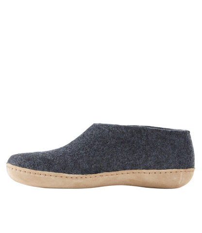 L.L.Bean Adults' Glerups Wool Slipper, Shoe Charcoal