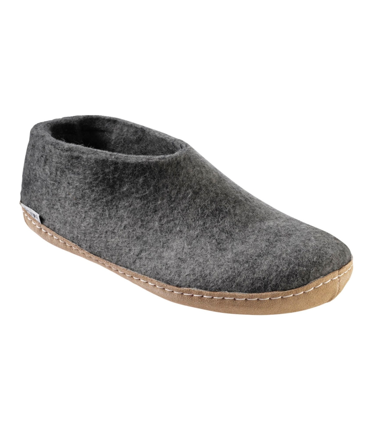L.L.Bean Adults' Glerups Wool Slipper, Shoe Charcoal