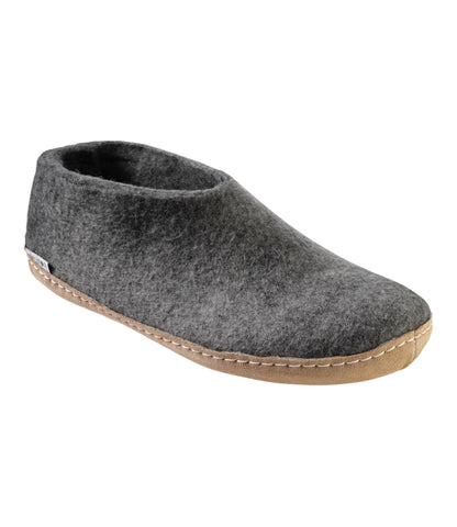 L.L.Bean Adults' Glerups Wool Slipper, Shoe Charcoal